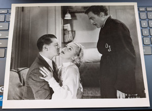 1934 8x10 Movie Glossy-"20th Century Limited" JOHN BARRYMORE/CAROLE LOMBARD