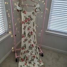 Reformation Larkspur Floral Maxi Dress Jolie NWT 6 Wedding Guest Romantic Garden