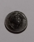 Lady Liberty Pop Out Repousse Silver Coin Barber Half Dollar 1910