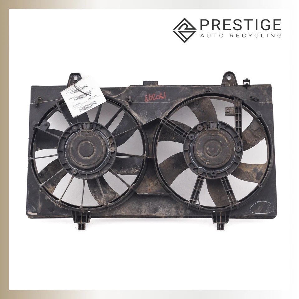 2007-2012 NISSAN SENTRA Radiator Dual Cooling Fan Motor w/ Shroud 21481-ET000 Foto 2 de 3