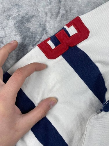 Vintage Polo Ralph Lauren Rugby Shirt Long Sleeve Striped Big Pony Men Size M by Ralph Lauren, Size M, $65 - Photo 4