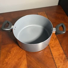 BELLA Nonstick Cookware 5 QT Quart Skillet Pan Pot - Black OPEN BOX