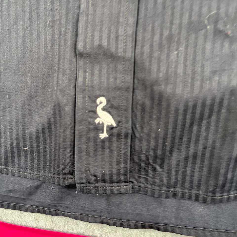 Рубашка Tailorbyrd XL черная в полоску классический крой повседневная на пуговицах с длинным рукавом мужская - Изображение 3 из 4