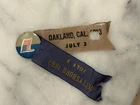 1913 Gettysburg 50th Anniversary Oakland CA Ribbon Pin Civil War Badge