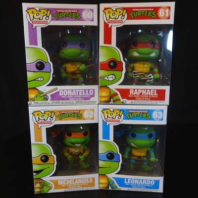 Funko Pop! Television #60 - 63 : Teenage Mutant Ninja Turtles | -4- Pop!s