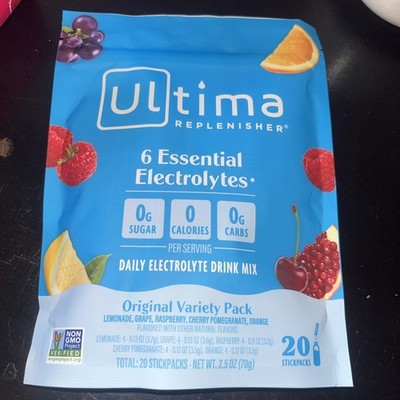 ULTIMA Replenisher Daily Electrolyte Powder Drink Mix Original Variety Pack 20