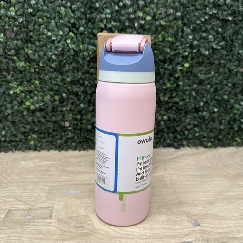 Owala 32oz. Freesip - Botella de agua de acero inoxidable - Gota de color/buen huevo - Imagen 4 de 7