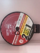 7-1/4 in Framing Circular Saw Blade 24 Tooth Value Pack 2 Pack Diablo Blades New