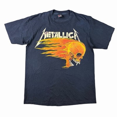 Vintage Metallica 1994 Summer Sh*t Tour Pushead Flaming Skull