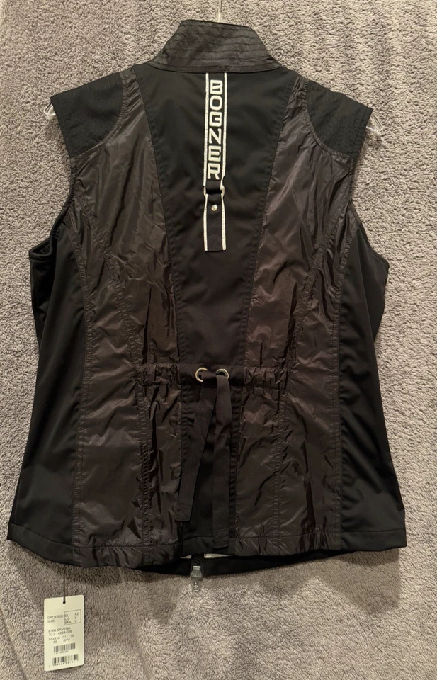Bogner Vest Black Full Zip Women’s Size Large EU 42 NWT - Image 3 of 4