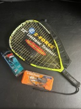 Racquetball Lot E-Force 22" Longstring Power Racquet PAYBACK Cover Balls Glasses