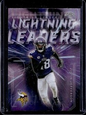 2025 Topps Chrome Justin Jefferson Lightning Leaders SSP #LL-12 Vikings
