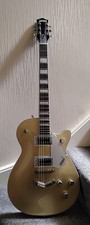 Gretsch Electromatic Jet Single Cut Electric Guitar Gold Top Metallic + Hard Ca