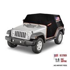 Wrangler Cab Cover for 2007-2026 For 2 Door Classic Black-Wrangler Cab Cover