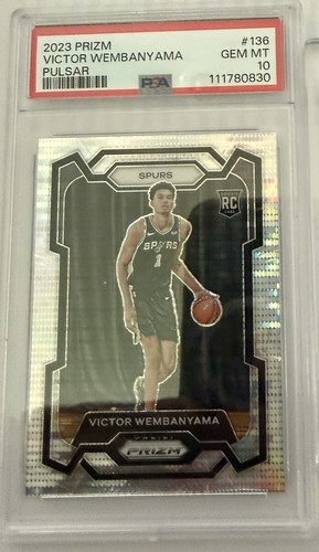 2023 Panini Prizm Victor Wembanyama Pulsar Rookie (RC) PSA 10