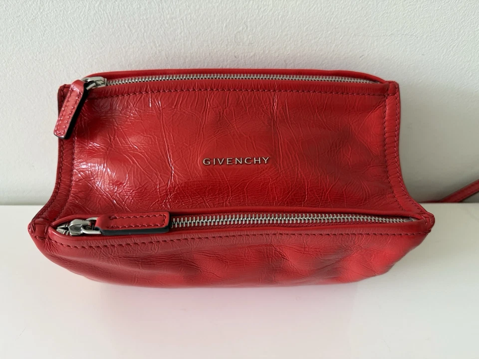 GIVENCHY 迷你 Pandora Naplak 皮革小号斜挎包手提包 — 第 3/4 张图片