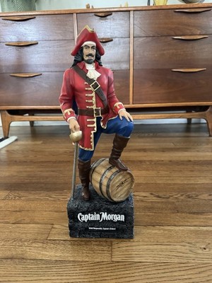 Captain Morgan Store Display Statue Bar Advertising Sculpture Sign 18'' Man Cave