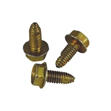 Install Bay 5/16" Zinc Anodized Thread Cutting Bolts, Pack of 50