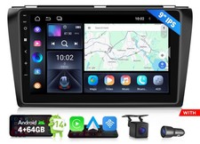 CAM+For Mazda 3 2004-2009 9" Android Auto 14 4+64 CarPlay Car Stereo Radio Audio
