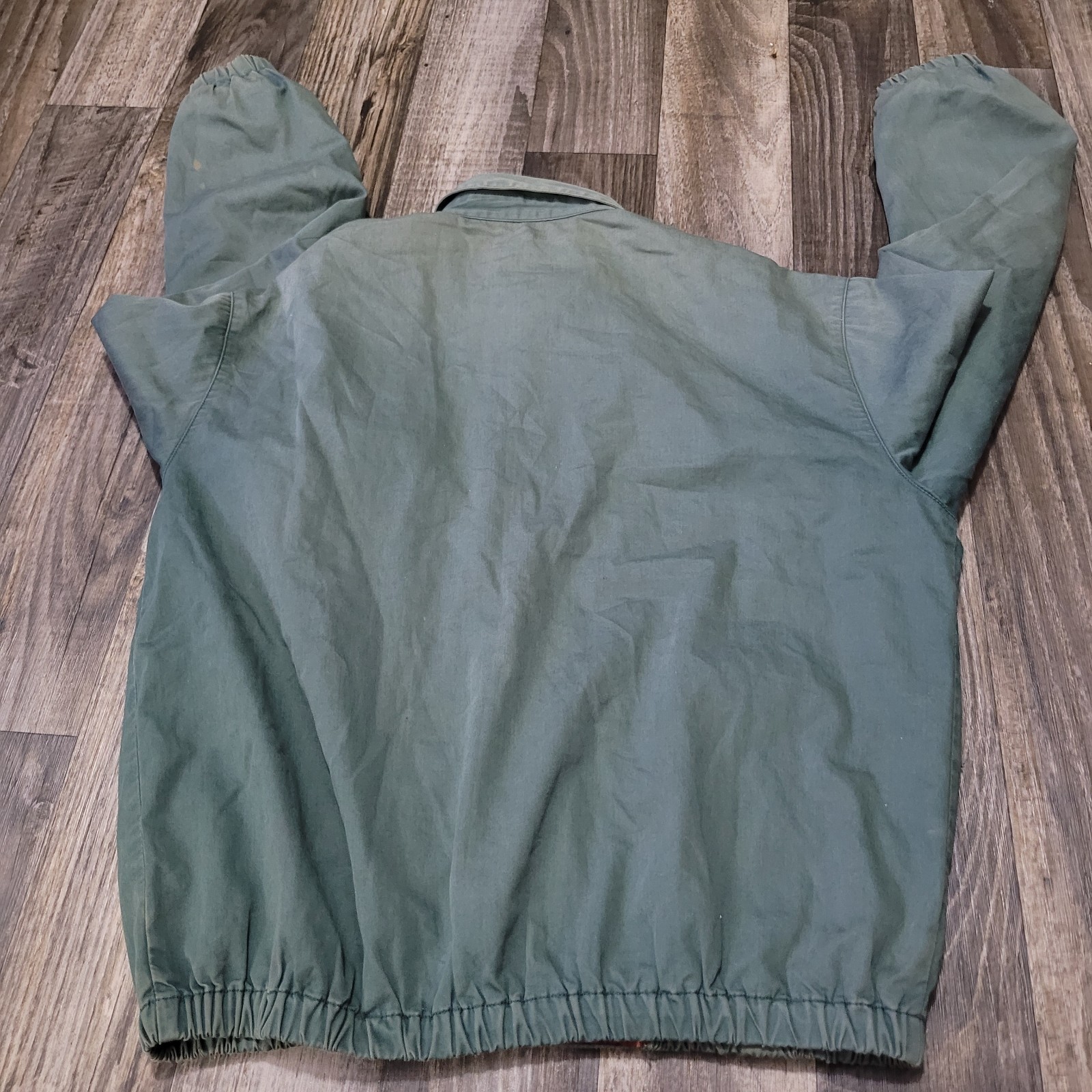 Vintage 90s Polo Ralph Lauren Harrington Bomber Jacket Plaid Lined Green Mens M