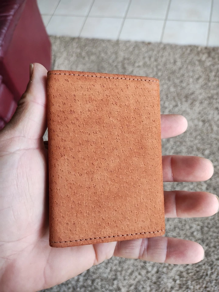 NOS Oakland Raiders Trifold Leather Wallet Suede Billfold - Image 3 of 4