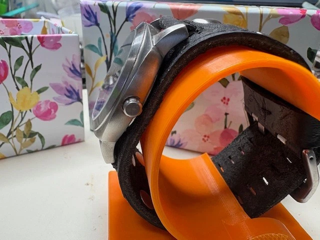 Buffalo David Bitton Moda Reloj Hombre Analógico Cuarzo Reloj WR Cuero Calendario Foto 4 de 4