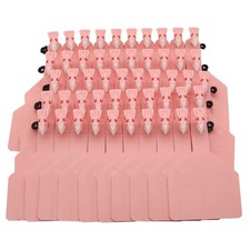 50Pcs Z Tags One-Piece Cattle Ear Tags TPU Blank Livestock Animal Identification