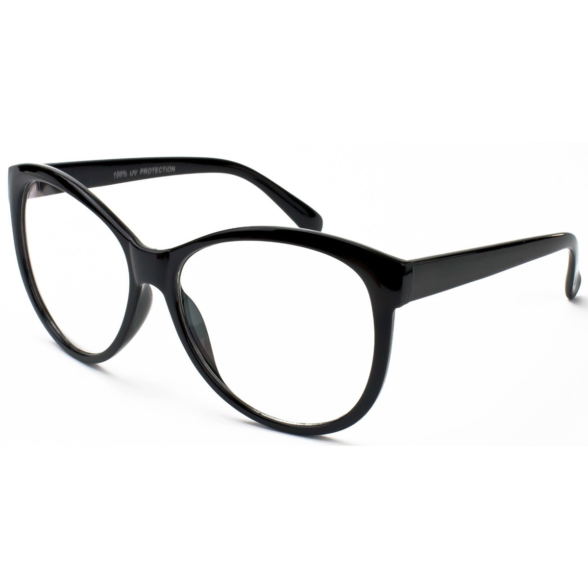 oyu様 Clear Lens Glasses Cat Eye Fashion Eyewear Vintage Large Plastic