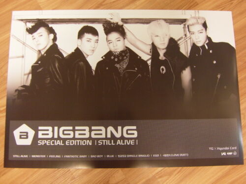 BIGBANG - STILL LIVING [ORYGINALNY PLAKAT] K-POP *NOWY* - Zdjęcie 1 z 1