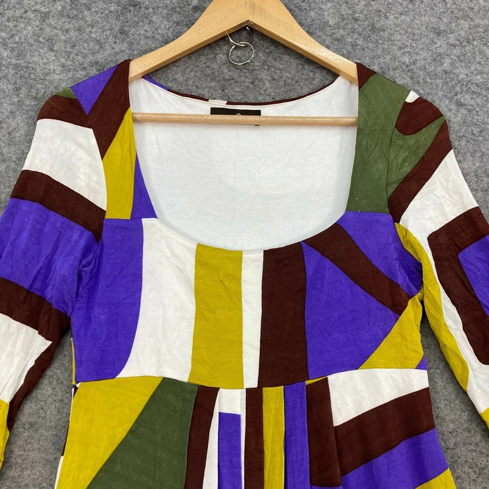 Vestido para mujer George talla 10 multicolor manga corta hasta la rodilla ceñido al cuerpo 25732 Foto 4 de 4