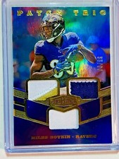  2019 Panini Plates and Patches Trio Patches #31 Miles Boykin /99 Ravens