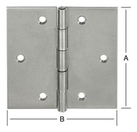 Vormann Scharnier KäNtig 40 X 40 Mm Edelstahl - 010503040