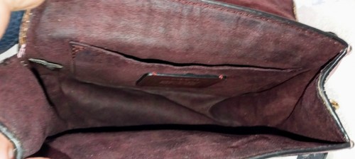 COACH 2316 REMI Signature Colorblock Saddle Bag MULTI Leather/Coated Canvas 7x8 - Picture 7 of 21