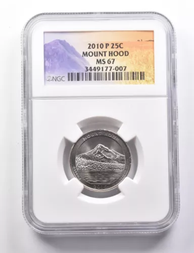 MS67 2010-P Washington Quarter Mount Hood NGC *5775