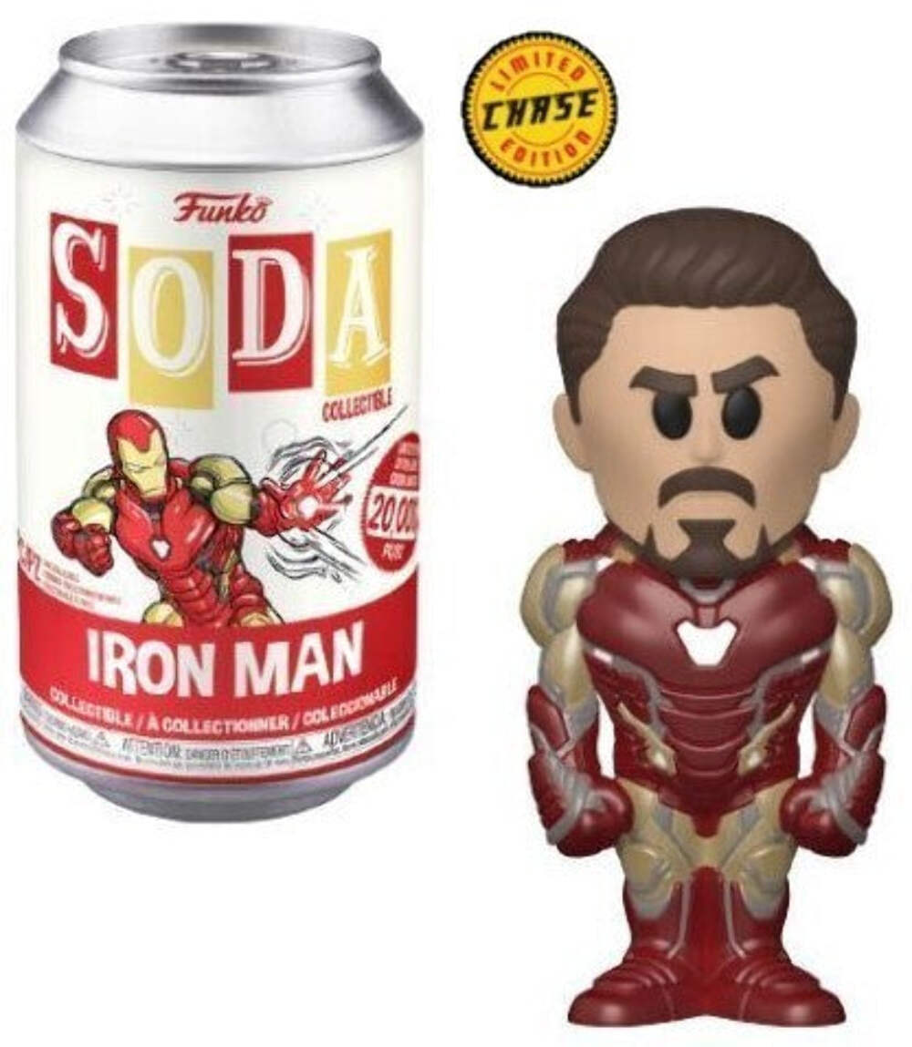 Funko Vinyl Soda Marvel Iron Man 20000 Chase Edition
