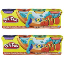 Play-Doh 40 Oz 8 Can Multi Pack Assorted Colors 2 Sets of 4 Classic Colors