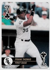 Frank Thomas 1992 U.S. Playing Card Co. Baseball Aces "Seven of Clubs"