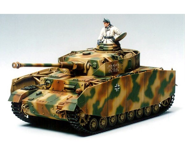 Tamiya Wwii Sdkfz.161/1 Panzer Iv H Fr. 1:35 Plastik Modellbau MilitäR Bausatz-image