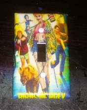 Custom Handmade Birds of Prey - Harley Quinn - Single Toggle Light Switch Cover