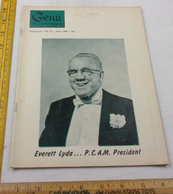 Everett Lyda magic tricks Genii International Conjurors magazine Magicians 1969