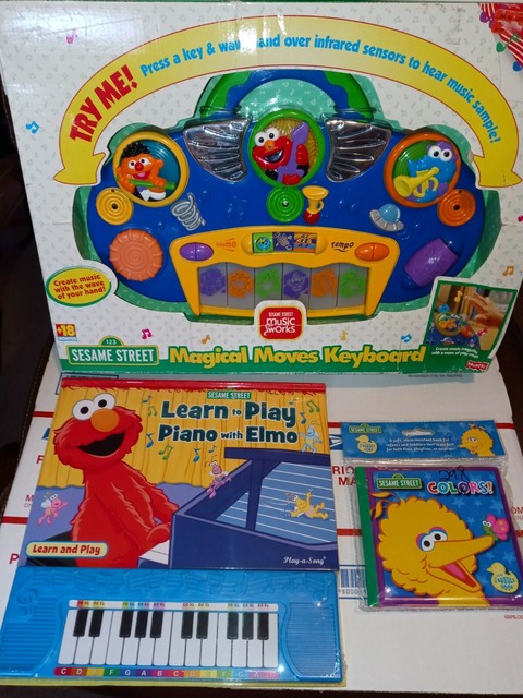 sesame street piano toy