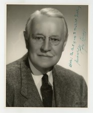 George Lessey 1945 Hand Signed Portrait 8x10 Max Munn Autrey Photo Silent Film