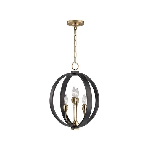 Hudson Valley Lighting Dresden - Four Light Chandelier - 16" X 19.5" HUD6716-AOB - Picture 1 of 5