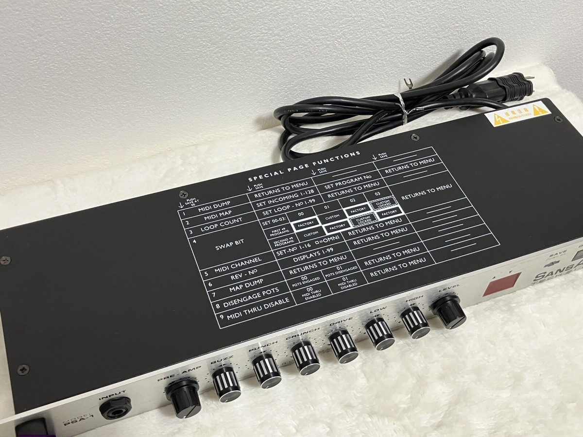 Tech 21 SansAmp Model PSA-1 Preamp Rackmount Used Tested | eBay Tech 21 SansAmp Model PSA-1 Preamp Rackmount Used Tested | eBay