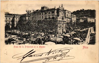 CPA AK NICE - Place de la Prefecture et le Marché (488684)