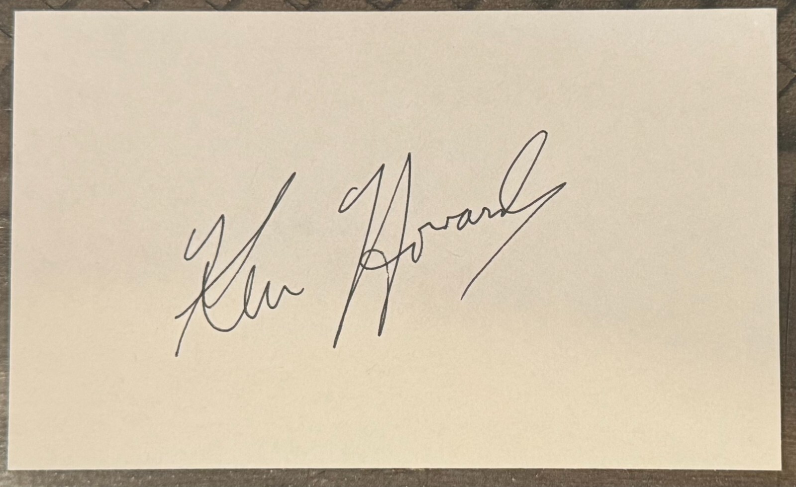 Ken Howard Signed 3