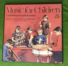 Music for Children Carl Orff Gunild Keetman 2 LP Box Set 1958 ANGEL RECORDS 3582