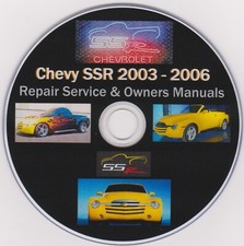 Chevy  SSR 2003 -2006 GM SHOP,SERVICE,ULTIMAT...