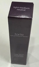 Tarte Clay Stick Foundation - Light-Medium Neutral .32oz New In Box CRUELTY FREE