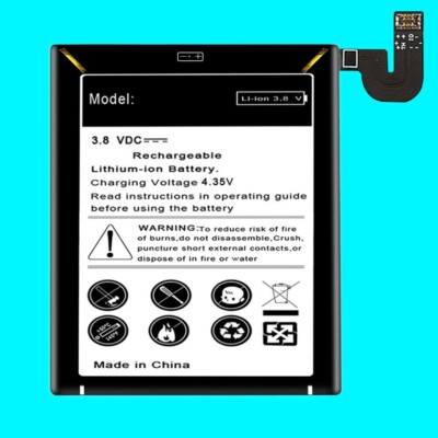 Long Lifespan 4320mAh Extended Slim Battery Fits Google Pixel 3a G020E-B Phone
